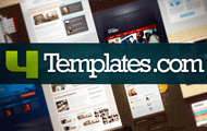 Giveaway $50 Premium Template & Theme Credit from 4Templates