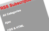 jQuery Drop Down Menu for RSS Subscription Tutorial