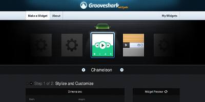 Grooveshark Widgets