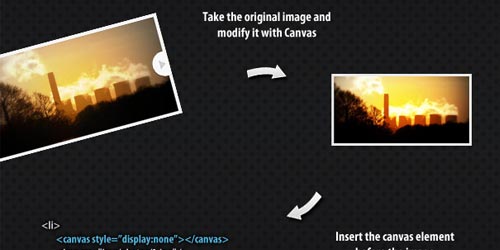 HTML5 Slideshow with Canvas & jQuery