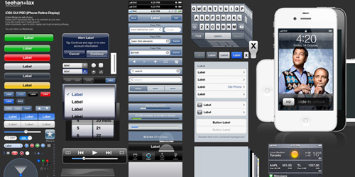 iPhone GUI PSD (iPhone 4S)