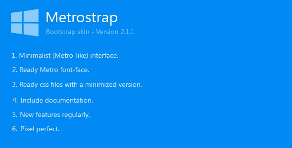 MetroStrap Bootstrap Skin