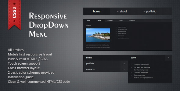drop down menus html