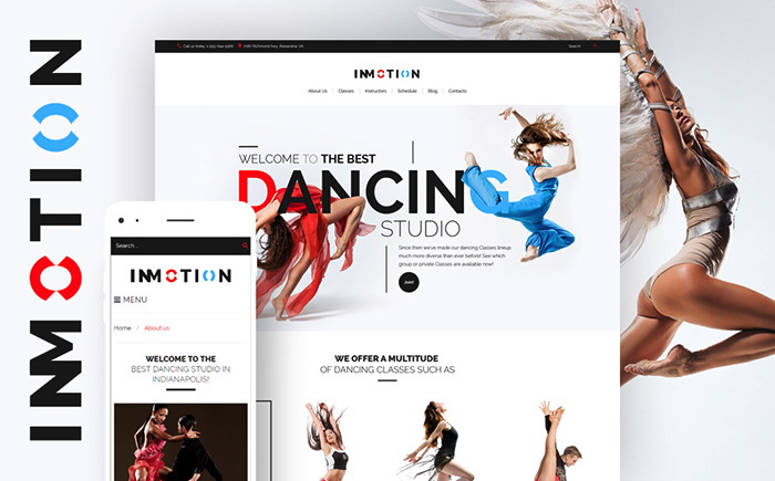 Dance School WordPress Theme    
