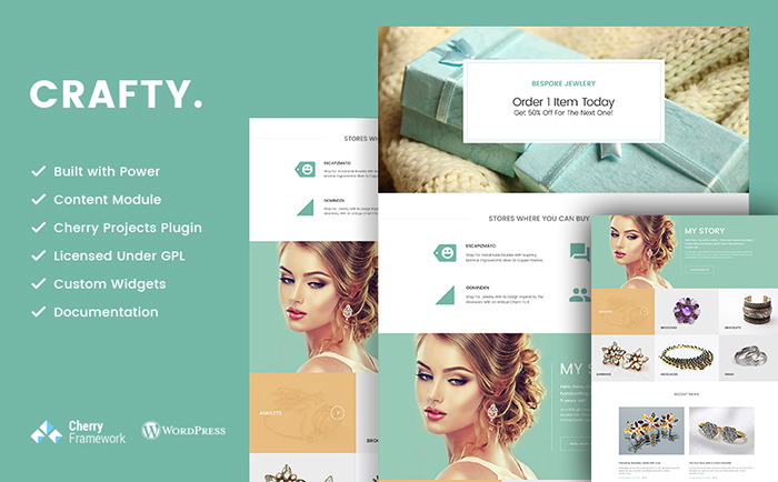 Jewelry WordPress Template    