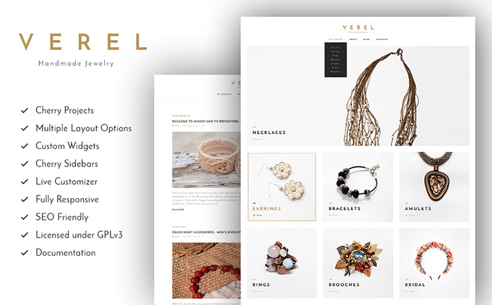 Handmade Jewelry WordPress Theme    