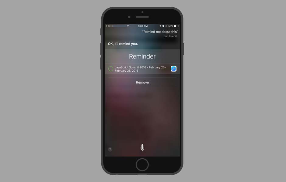 iOS TIps and Tricks - Use Siri to set a reminder about what's on the screen