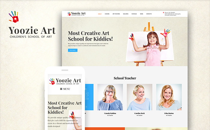 Kids School & Kindergarten WordPress Theme    