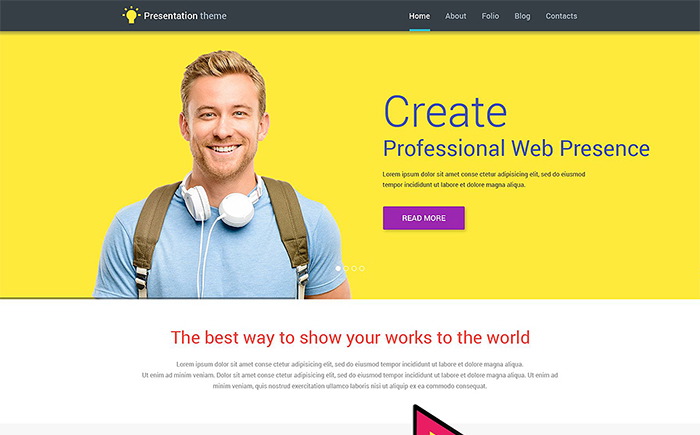 Web Design WP Template    