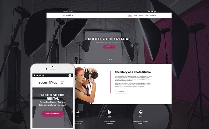 Photography Studio WordPress Theme    