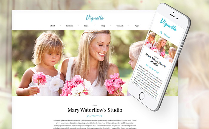 Online Portfolio WP Theme    