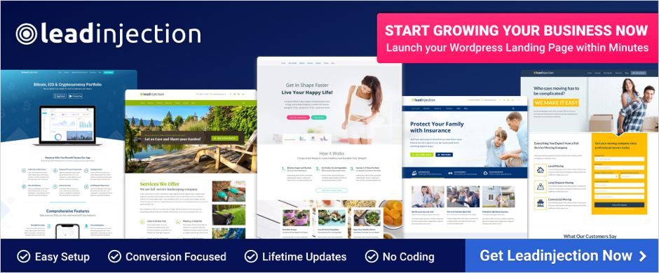 Leadinjection â€“ WordPress Landing Page Theme